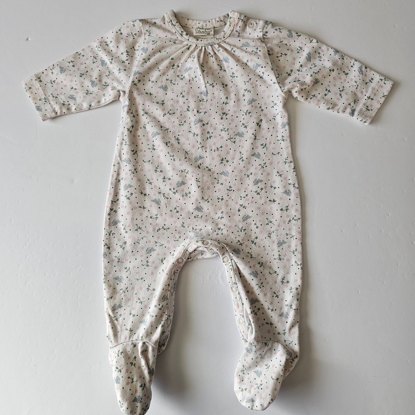 Nature Baby Onsie - Size 0-3m