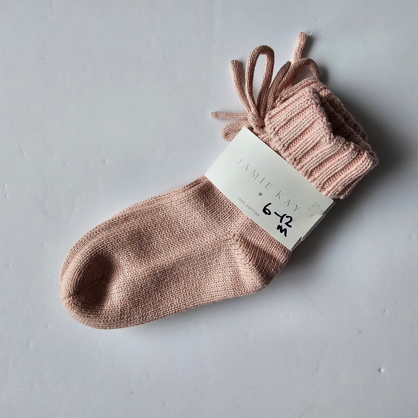 Jamie Kay Cotton Knit Bootie *NEW* - Size 6-12m