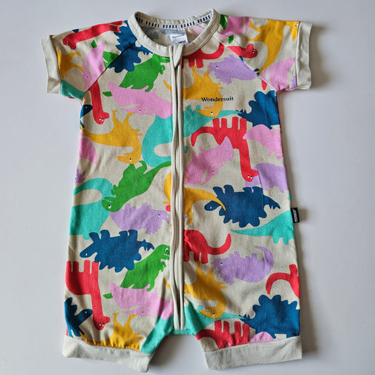 Bonds Dinosaur Wondersuit Onsie - Size 18-24m