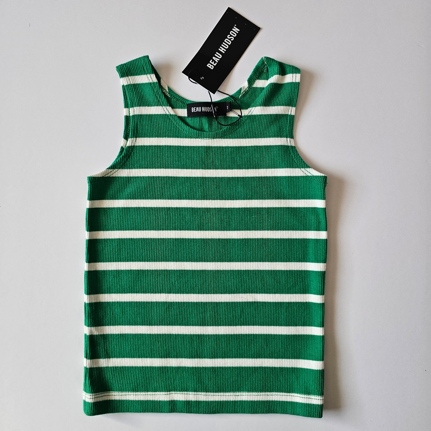 Beau Hudson Ribbed Singlet *NEW* - Size 2