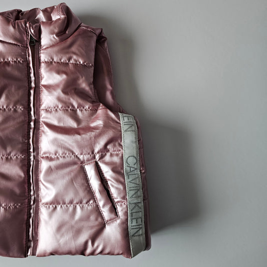 Calvin Klein Metalic Puffer Vest - Size 12m