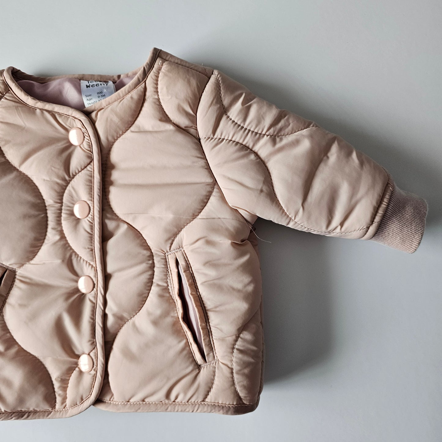 Teeny Weeny Quilted Jacket (minor flaw) - Size 0-3m