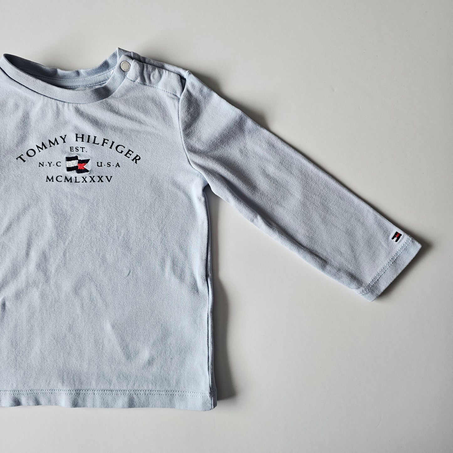 Tommy Hilfiger Baby Blue Top - 9-12months