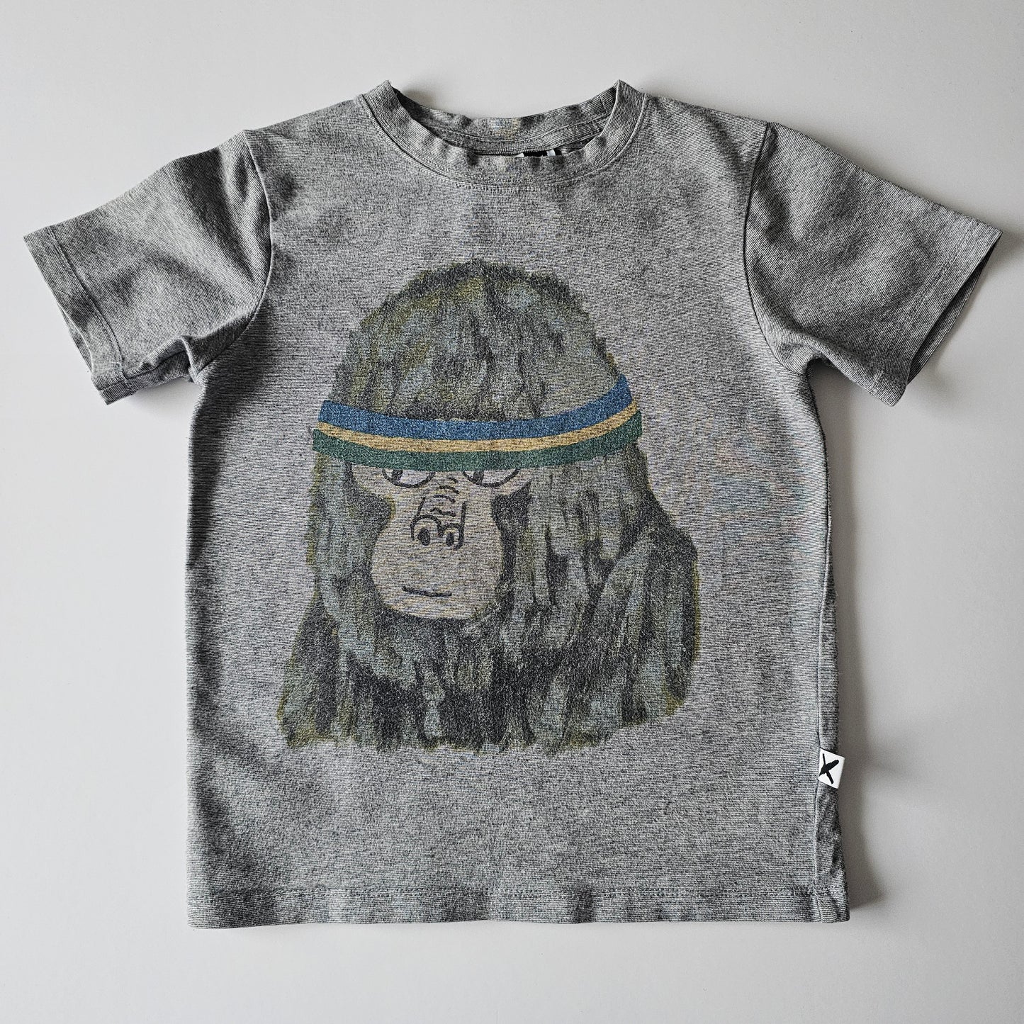 Minti Gorilla T-shirt - Size 4 (best fit)