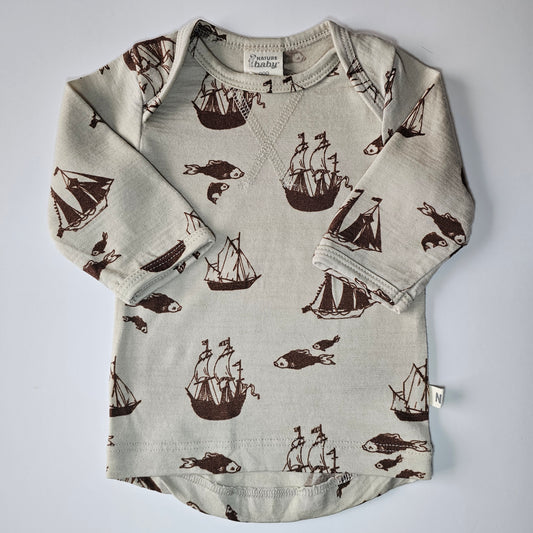 Nature Baby Merino Top - Size 0-3m