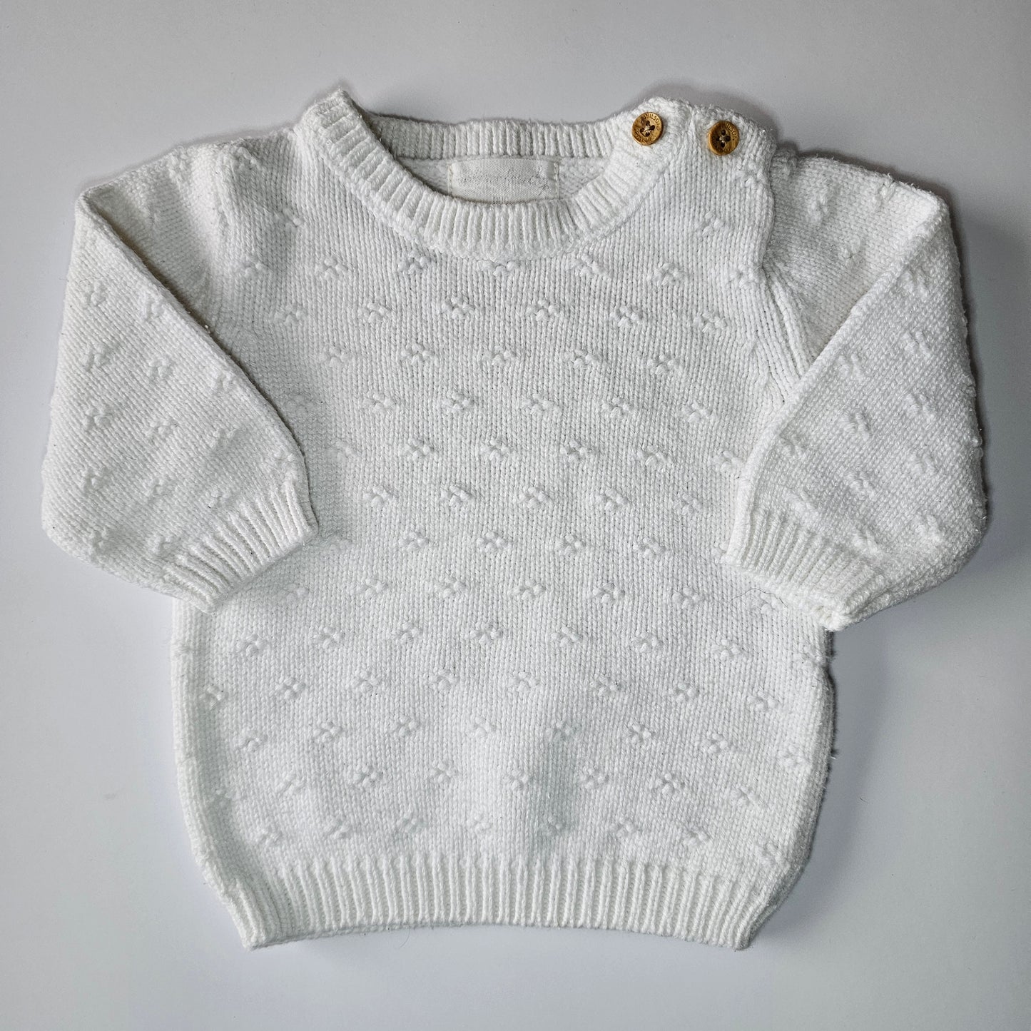 Wilson & Frenchy 100% Cotton Knit Jumper - Size 0-3m