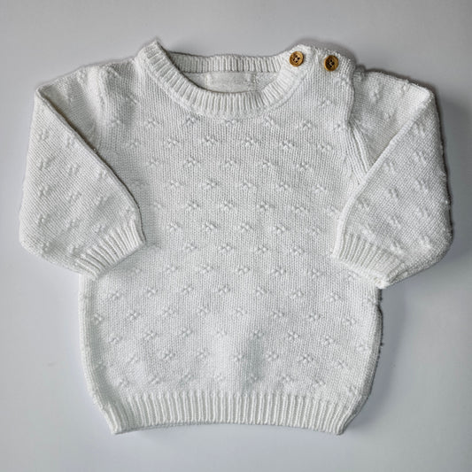 Wilson & Frenchy 100% Cotton Knit Jumper - Size 0-3m