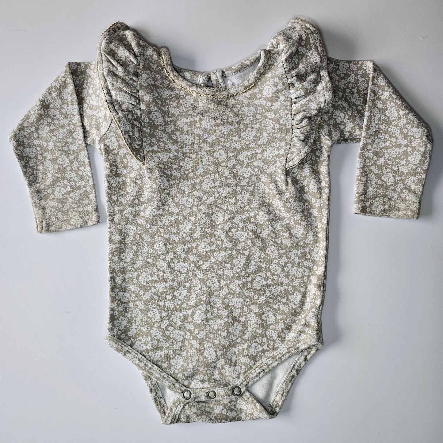 Jamie Kay Frill Floral Bodysuit (minor flaw) - Size 1