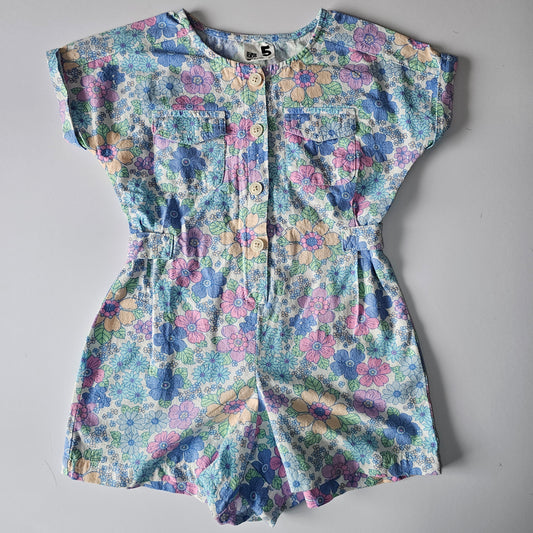 Cotton on Kids Floral Jumpsuit - Size 4-5