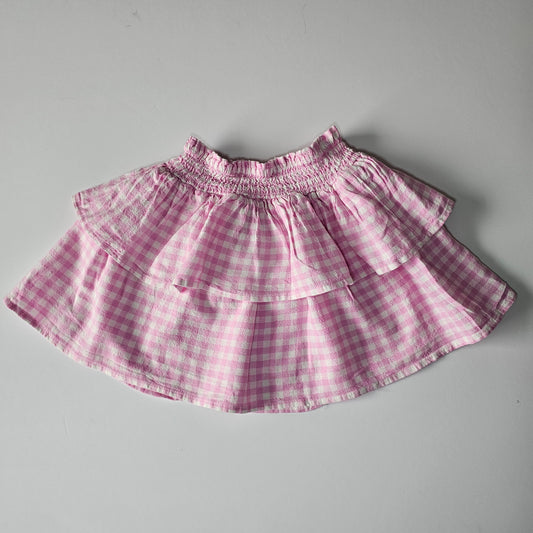 Mac & Elle Gingham Skirt - Size 3 (best fit)