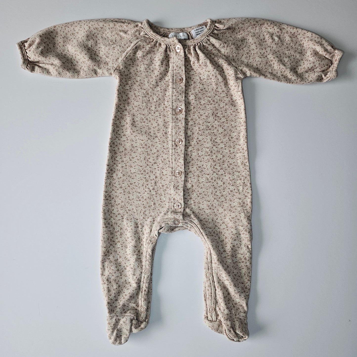 Jamie Kay Floral Onsie - Size 0-3m