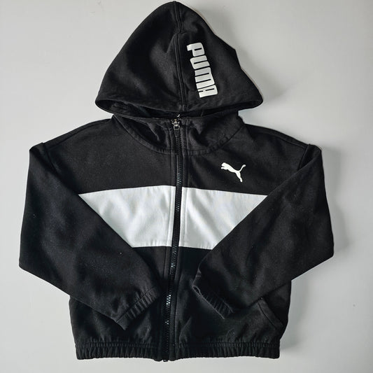Puma Cropped Zip Hoodie - Size 5 (best fit)