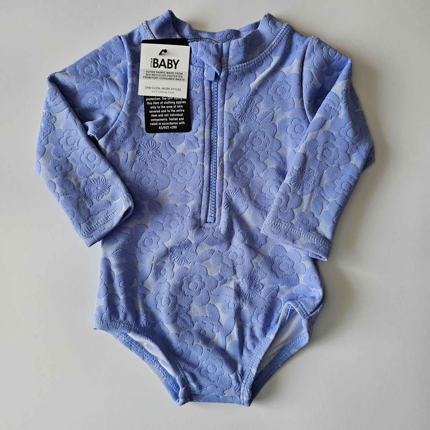 Cotton on Baby Floral Swimsuit *NEW* - Size 0-3m