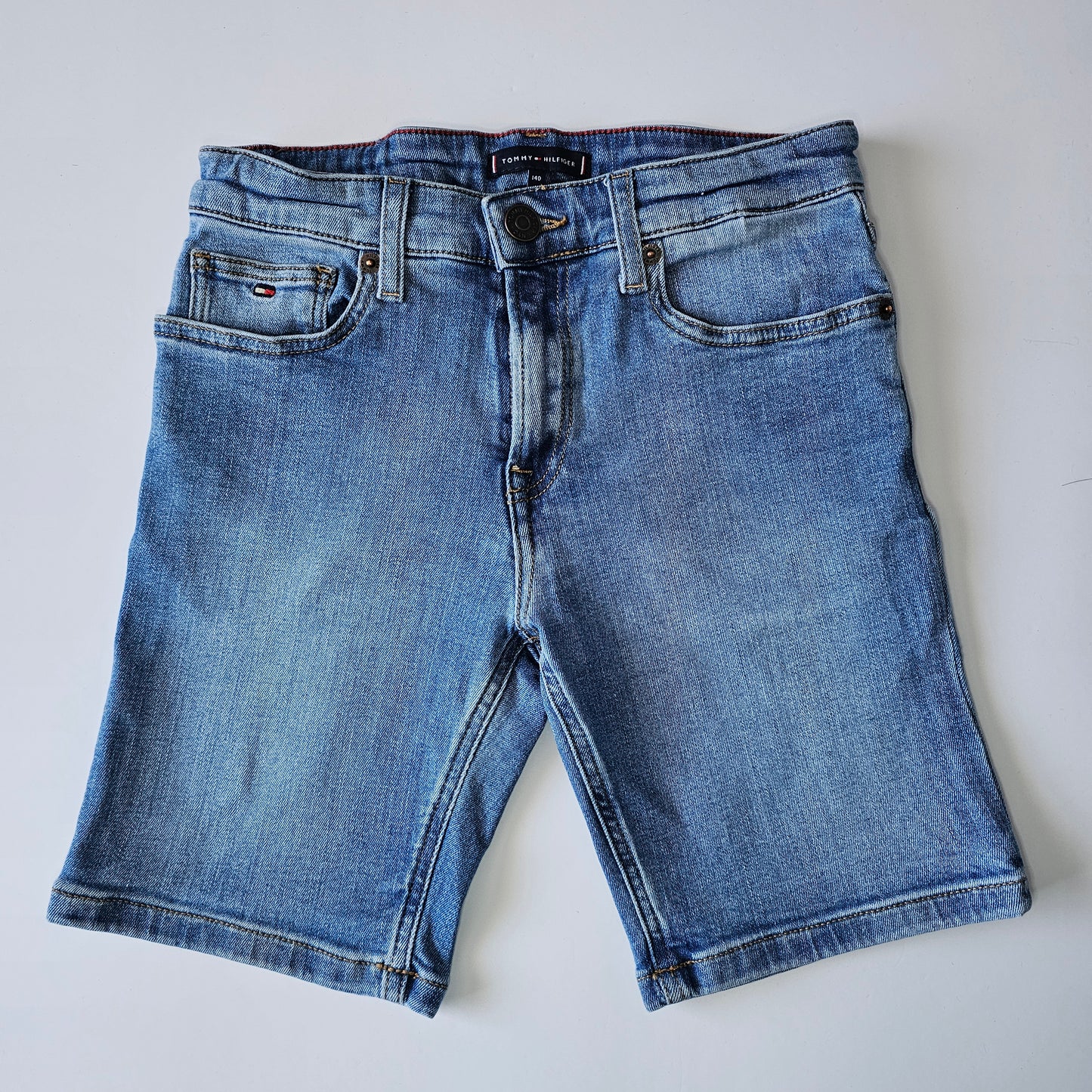 Tommy Hilfiger Denim Shorts - Size 8 (adjustable waist)