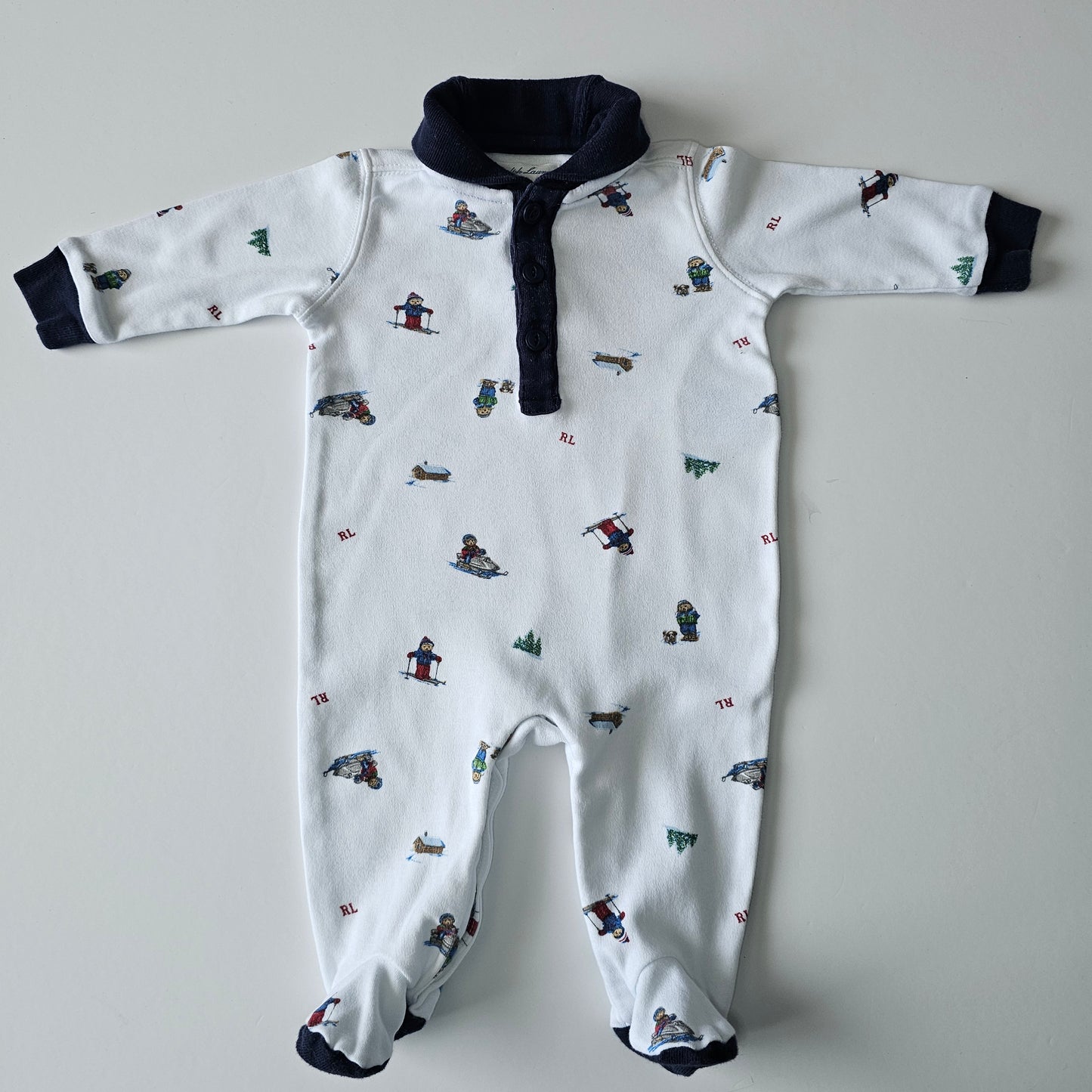 Ralph Lauren Onsie - Size 0-3m