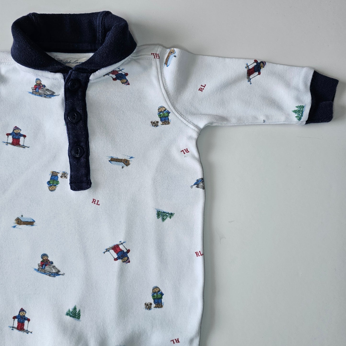 Ralph Lauren Onsie - Size 0-3m