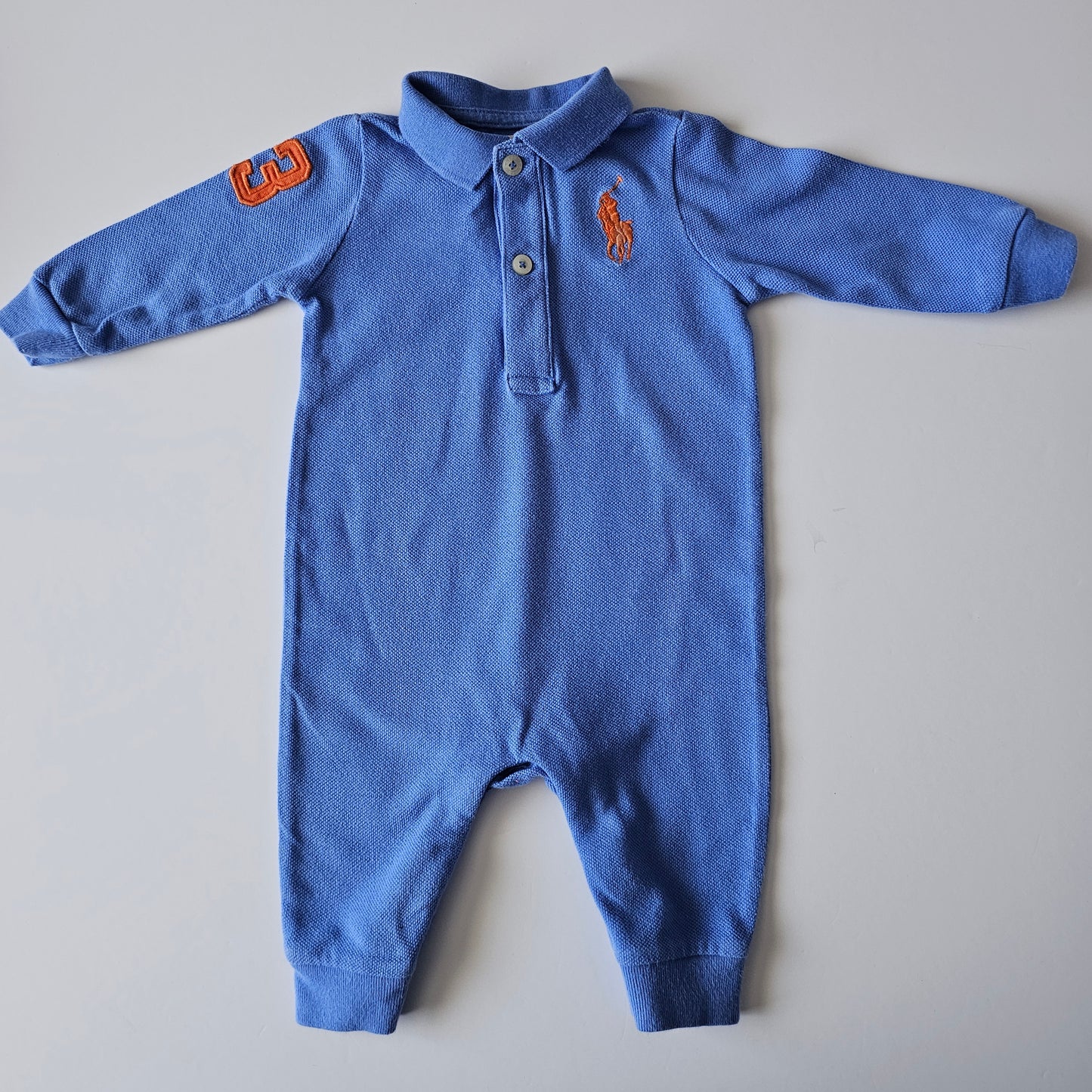 Ralph Lauren Polo Romper - Size 0-3m