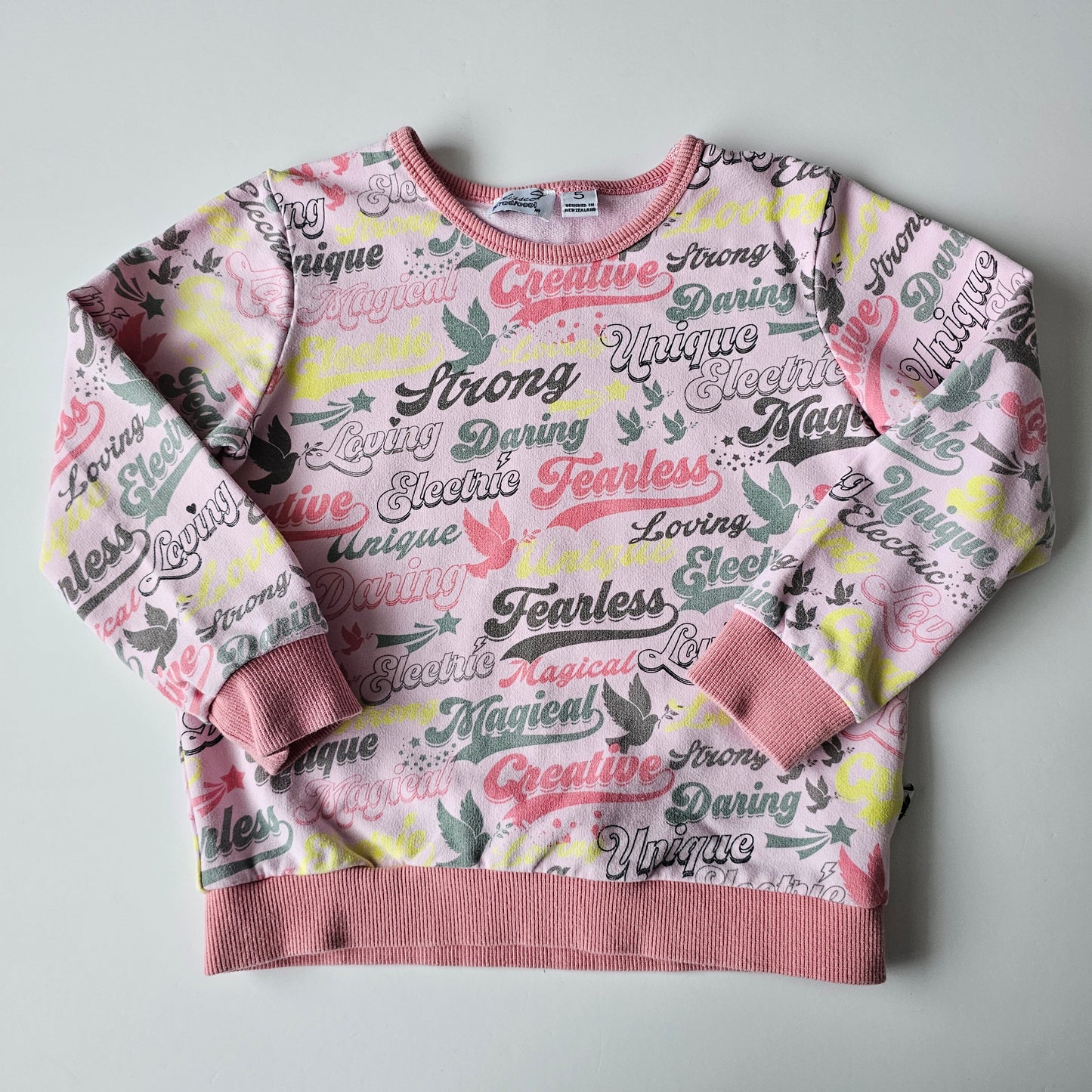 Kissed by Radicool Sweatshirt - Size 4 (best fit)