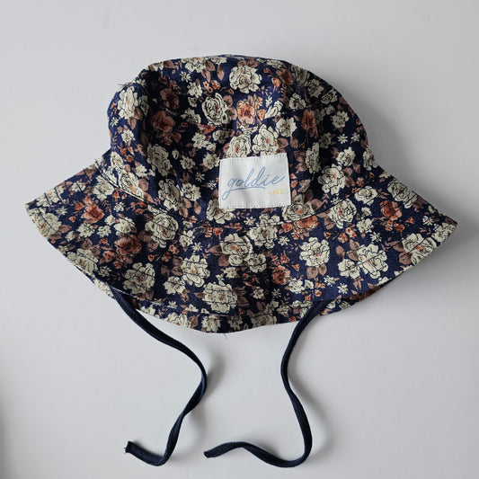 Goldie & Ace Floral Sunhat - Size 6-12m