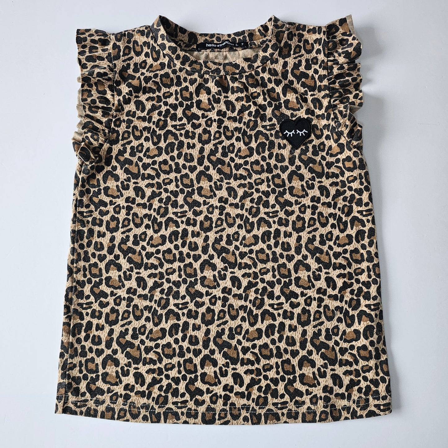 Hello Stranger Frill T-shirt - Size 7