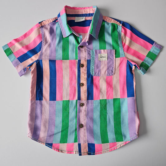 Cotton on Kids Colour Block Shirt - Size 6