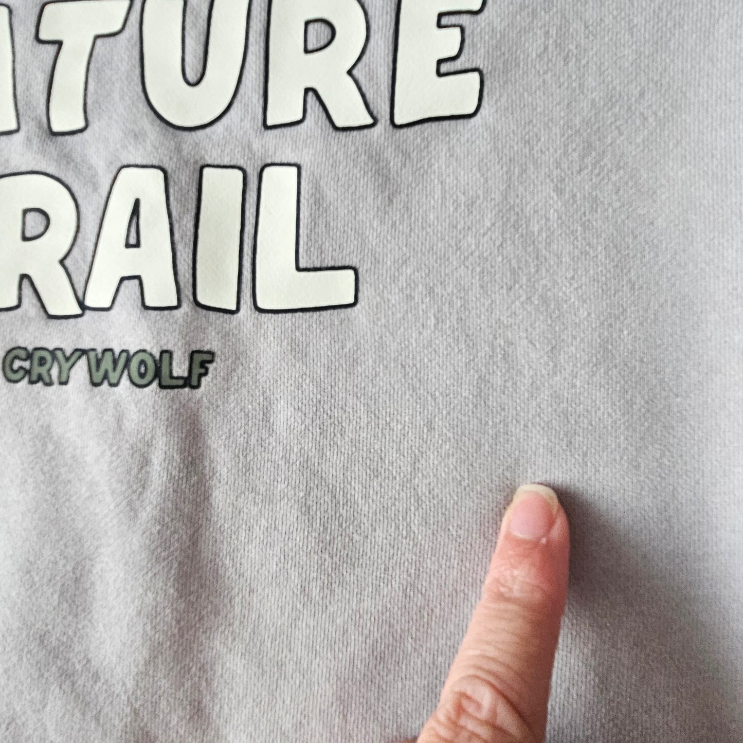 Crywolf Sweatshirt (minor flaw) - Size 4 (best fit)