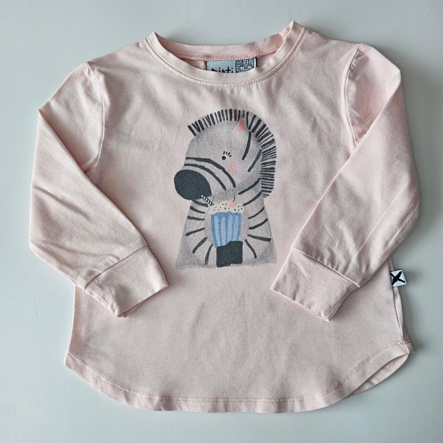 Minti Zebra Top - Size 2