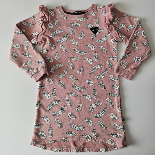 Hello Stranger Feather Sweatshirt Dress - Size 10