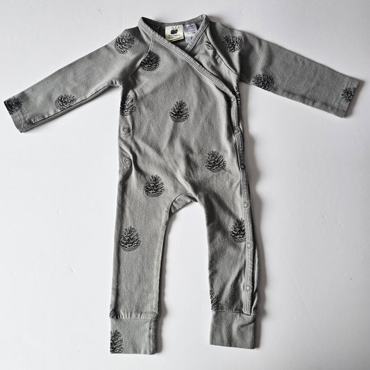 Buck & Baw Pinecone Onsie - Size 3-6m