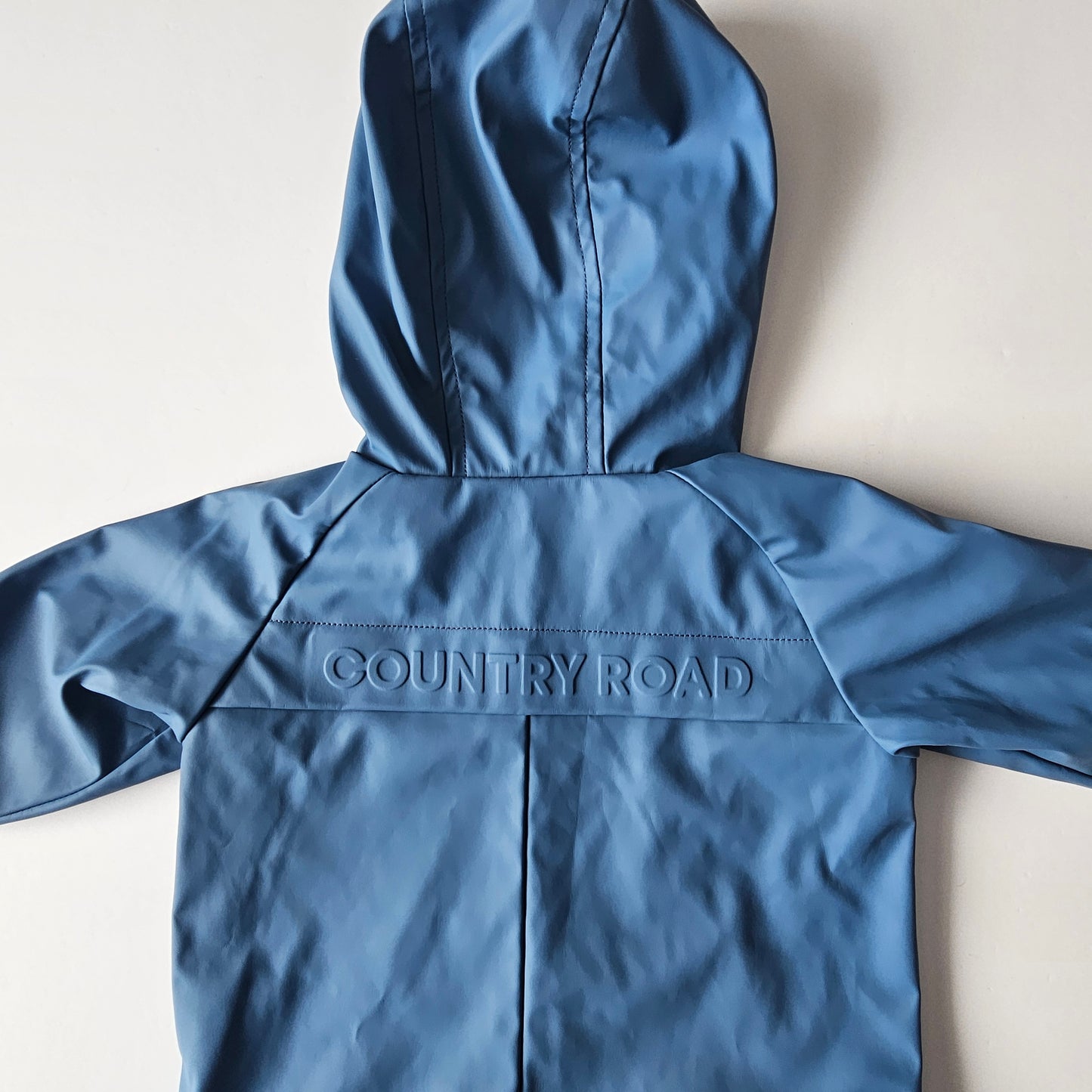 Country Road Logo Spliced Rain Jacket - Size 3-6m