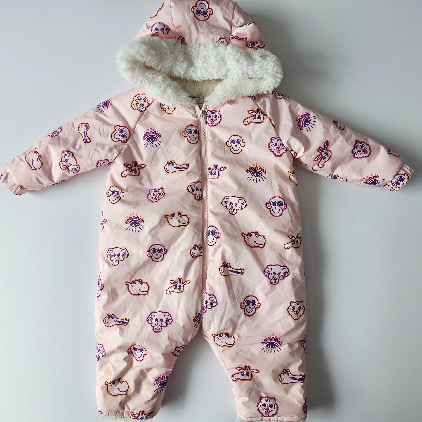 Kenzo Fleece Lined Jumpsuit - Size 12m