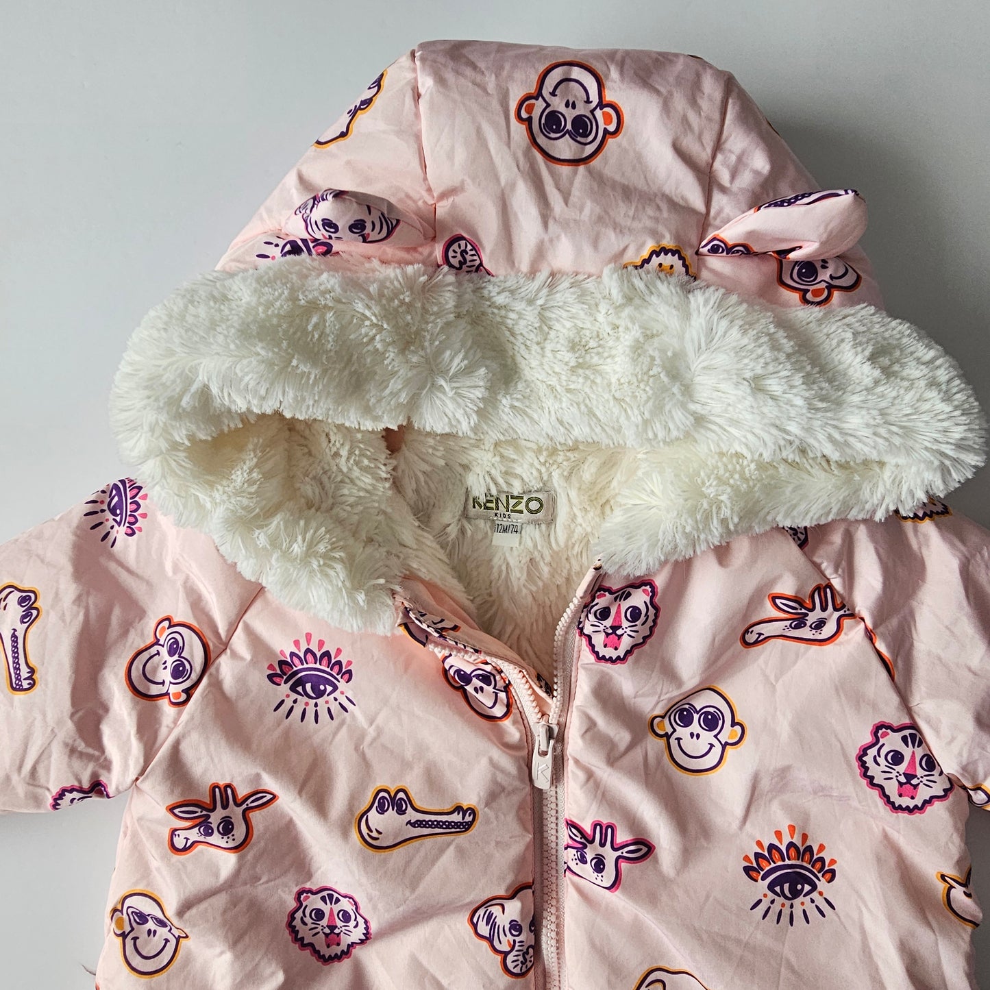 Kenzo Fleece Lined Jumpsuit - Size 12m