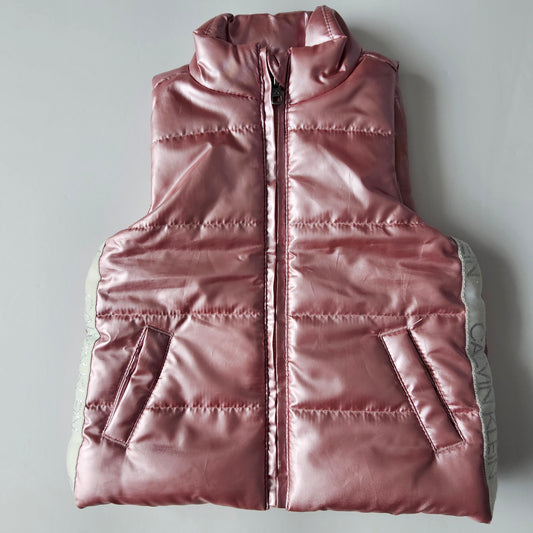 Calvin Klein Metalic Puffer Vest - Size 1
