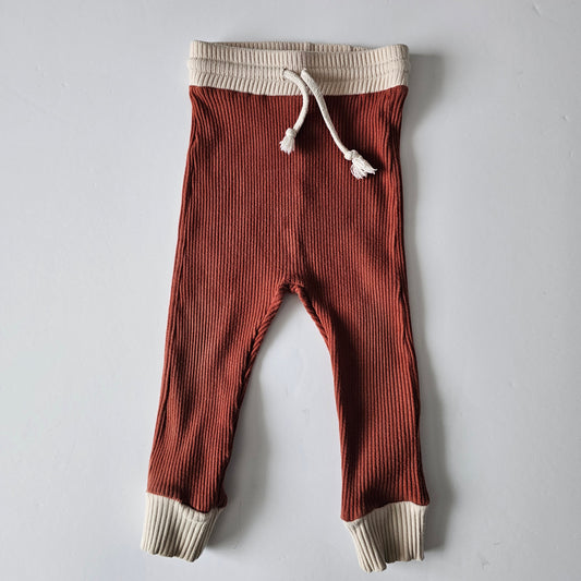 Bel & Below Ribbed Leggings - Size 6-12m