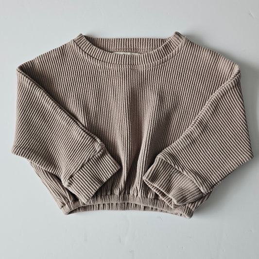 Summer of Eve Oversized Ribbed Top - Size 3-6m