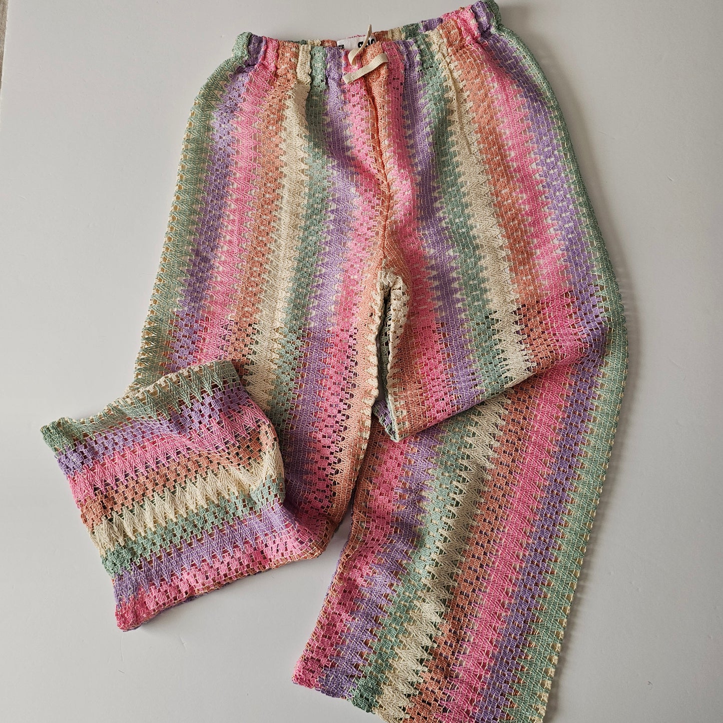 Cotton on Kids Crochet Pants - Size 8-10