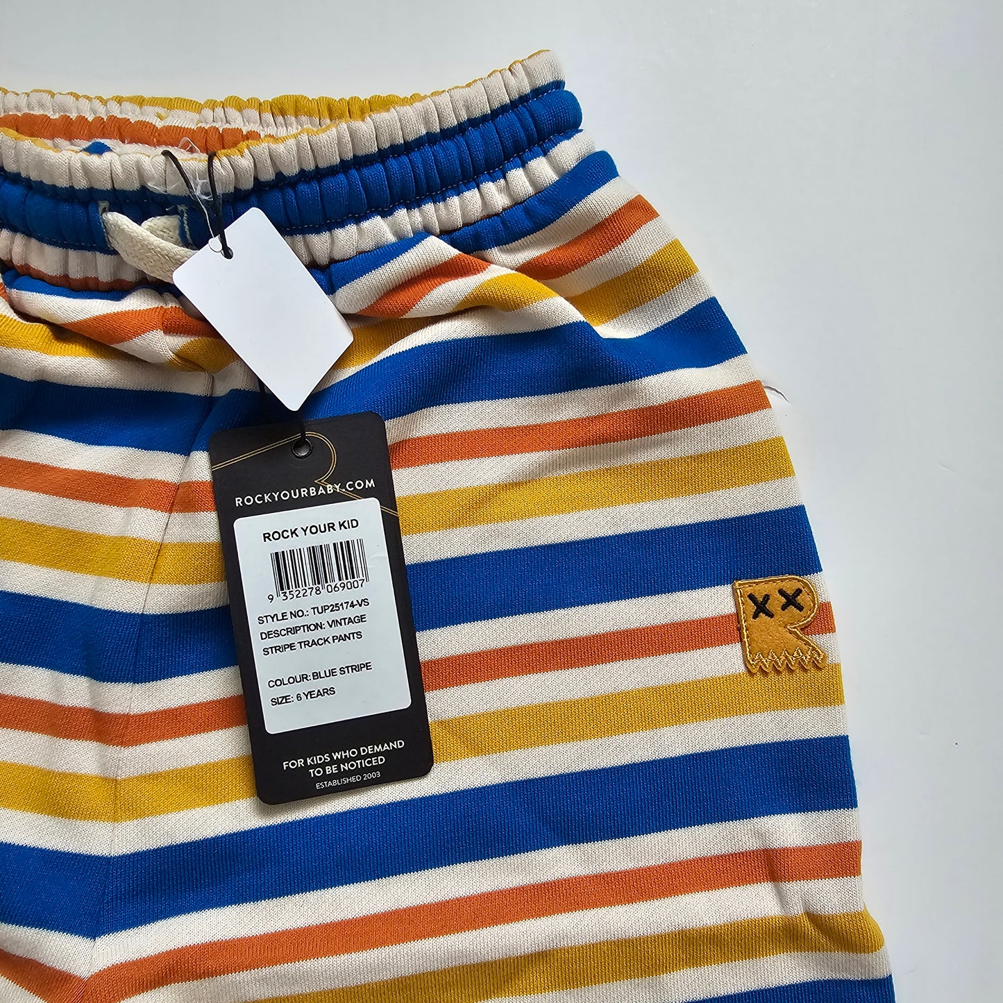 Rock your Kid Vintage Stripe Trackpants *BNWT* - Size 6
