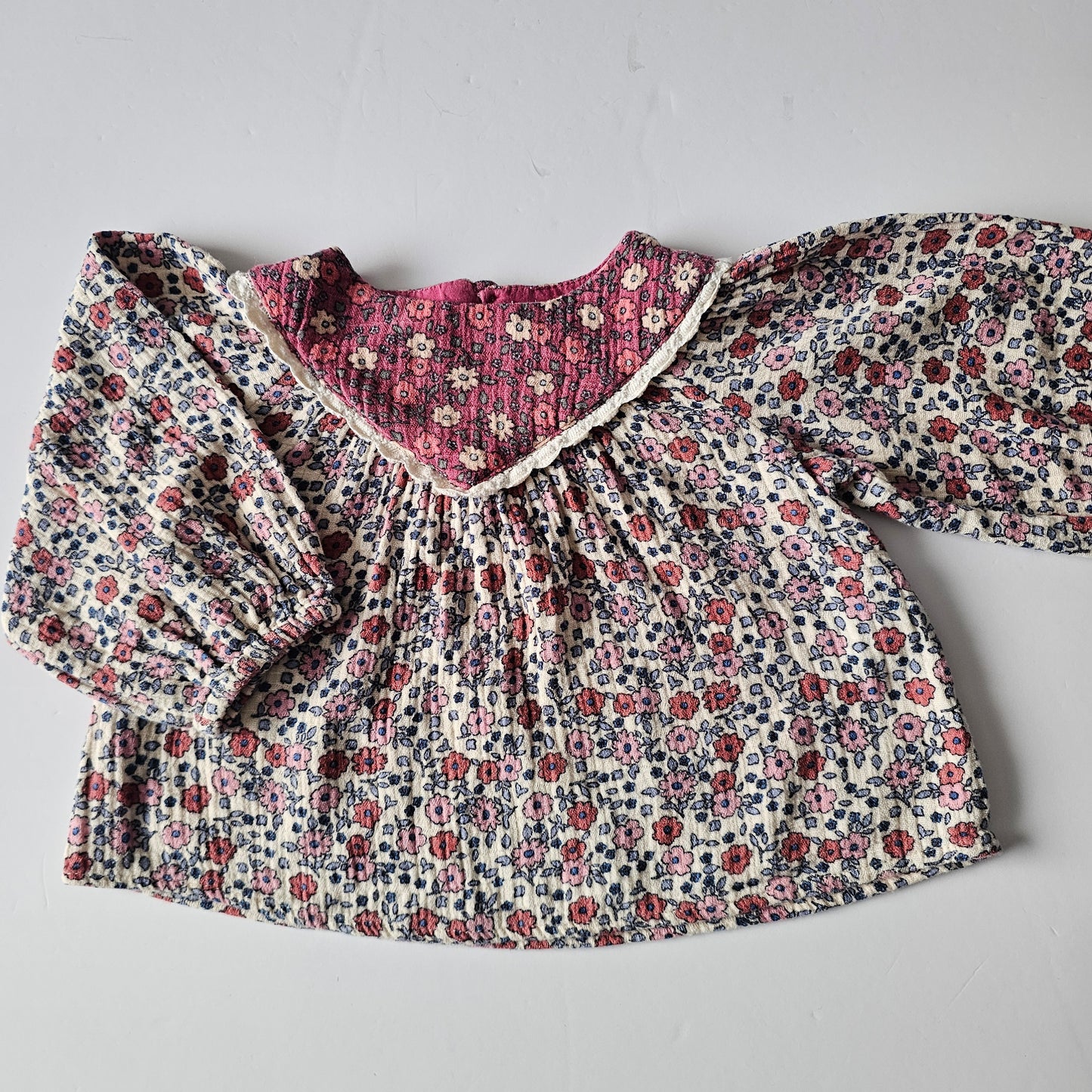 Zara Floral Blouse - Size 9-12m
