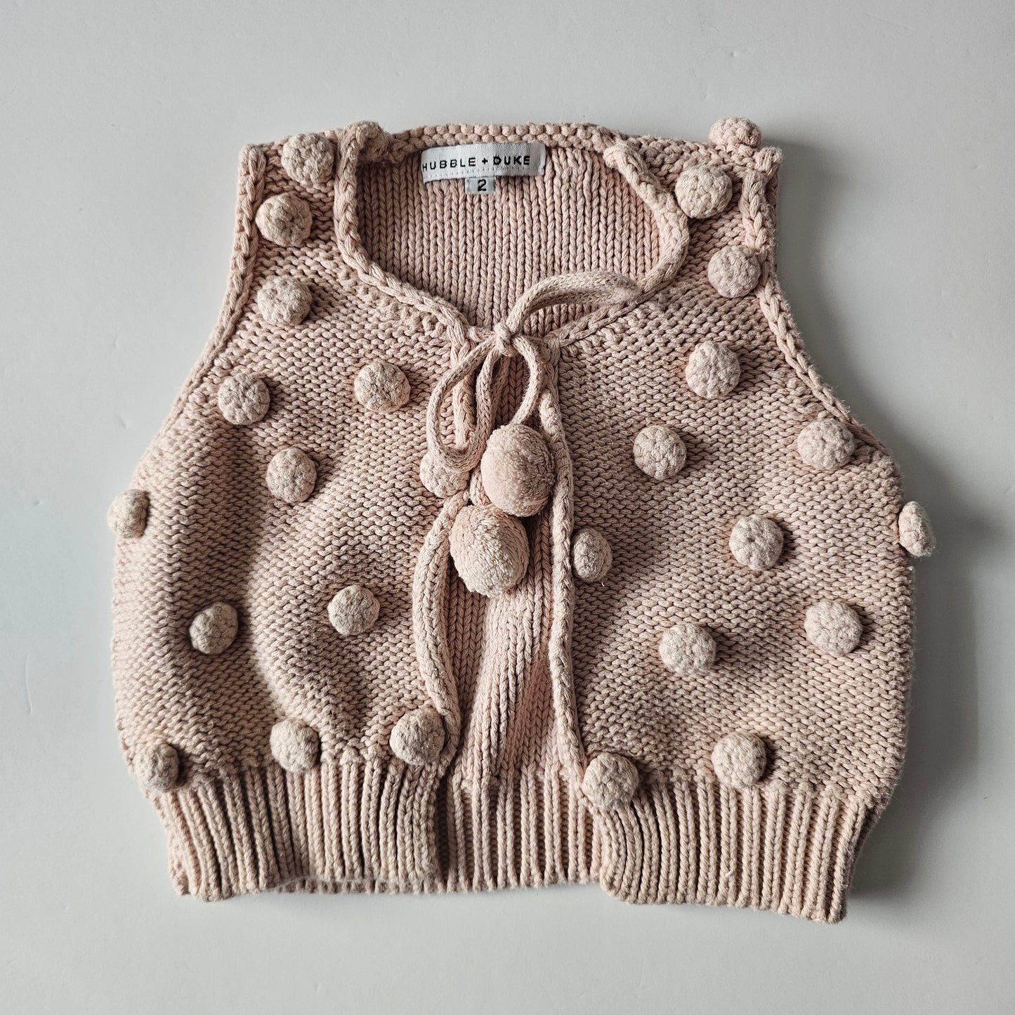 Hubble & Duke 100% Cotton Knit Vest - Size 1-2