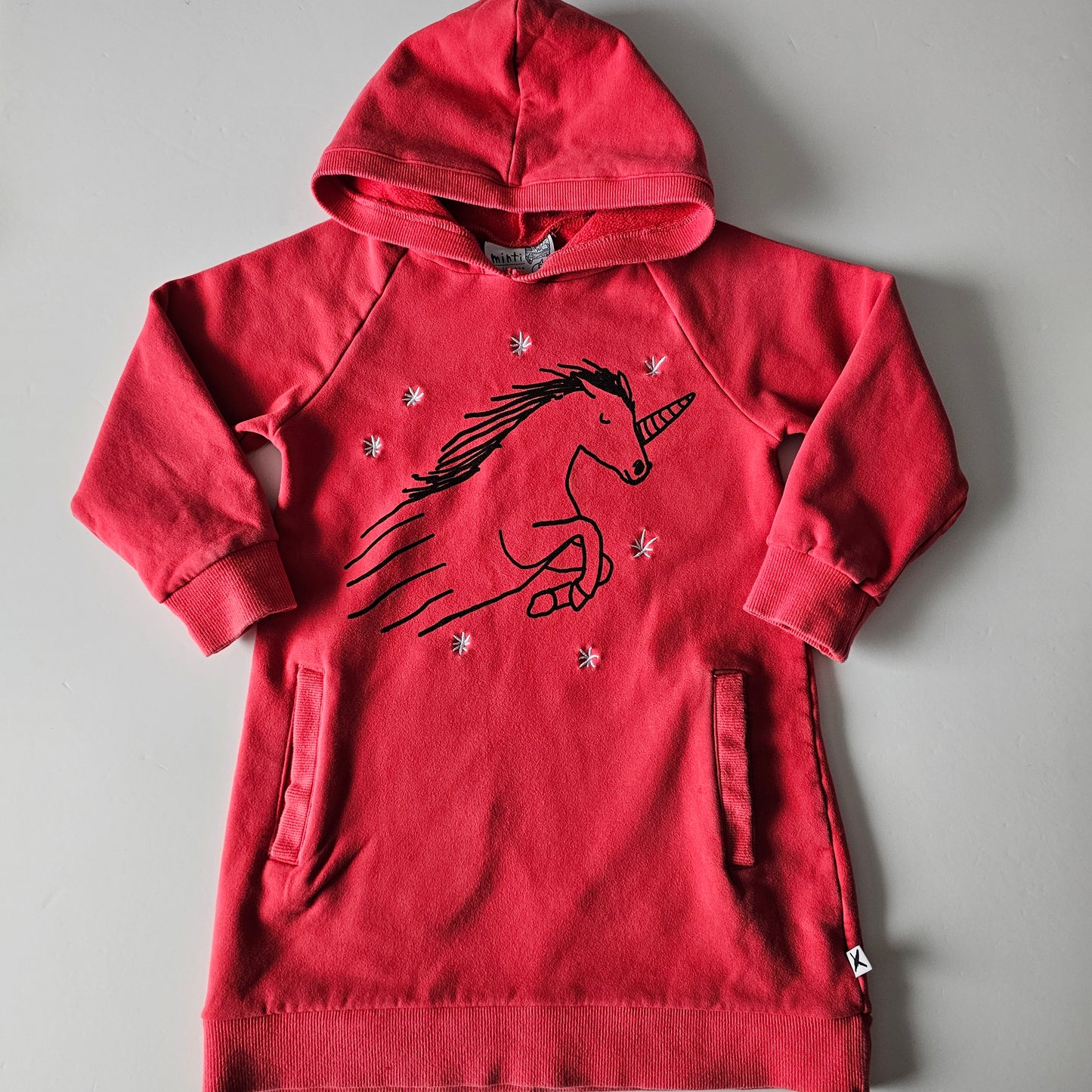 Minti Hooded Sweatshirt Dress (minor flaw) - Size 5