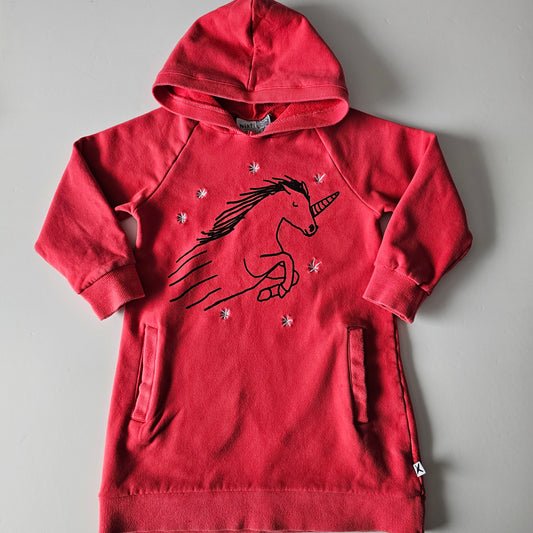 Minti Hooded Sweatshirt Dress (minor flaw) - Size 5