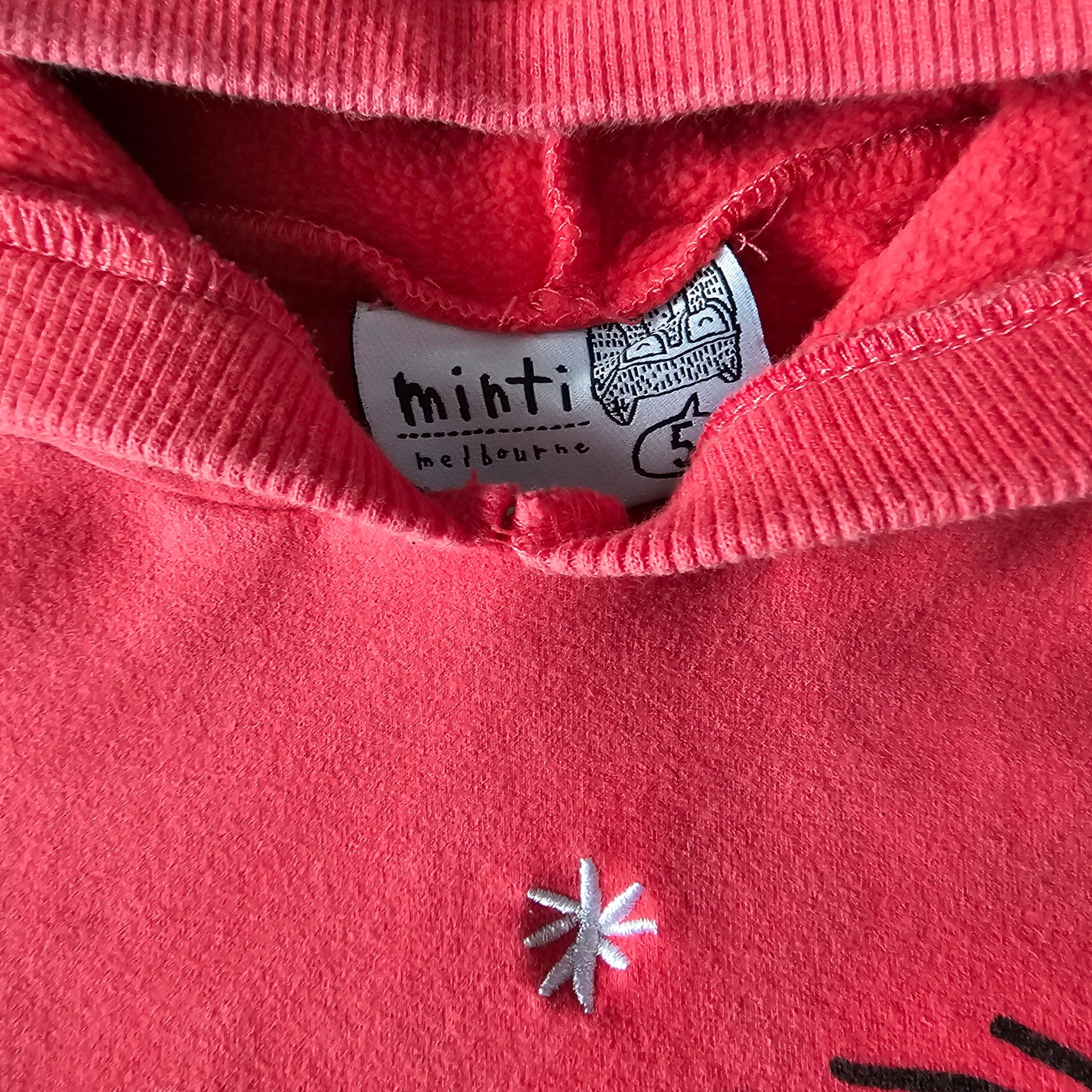 Minti Hooded Sweatshirt Dress (minor flaw) - Size 5