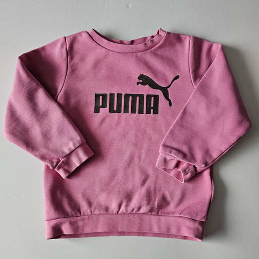 Puma Pink Sweatshirt (minor flaw) - Size 3-4