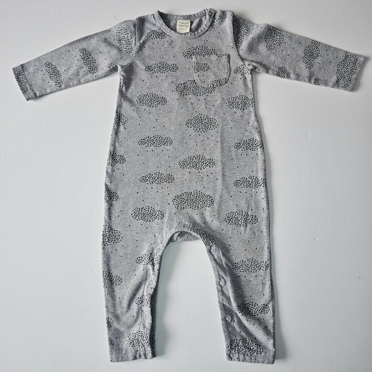 Nature Baby Raincloud Stretch & Grow Onsie - Size 6-12m