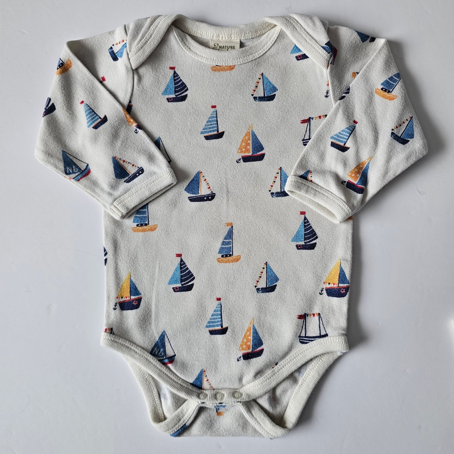 Nature Baby Regatta Bodysuit - Size 3-6m