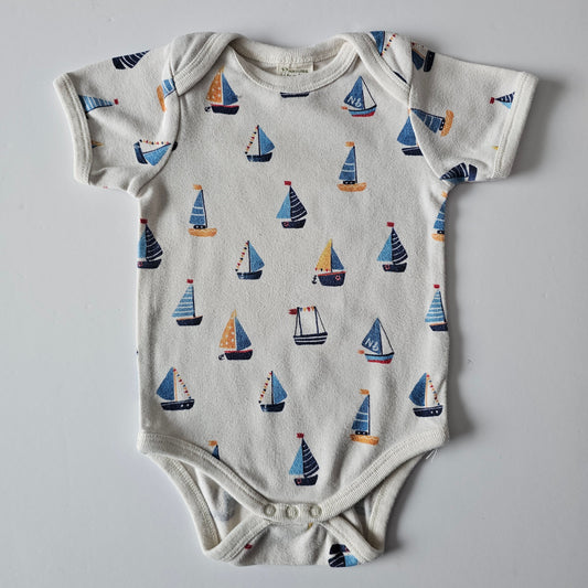 Nature Baby Regatta s/s Bodysuit - Size 3-6m