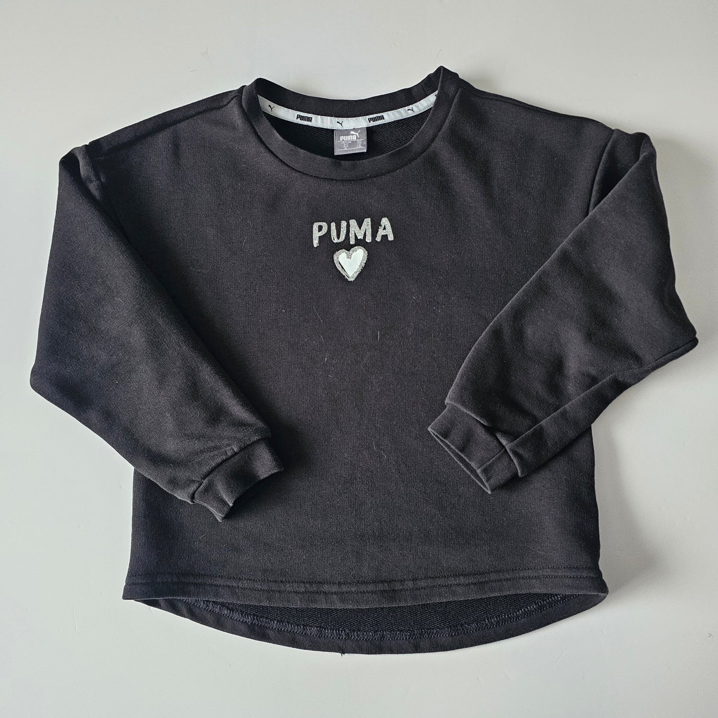 Puma Glitter Logo Sweatshirt - Size 5 (best fit)