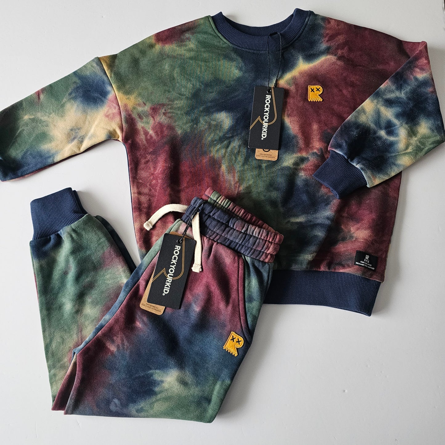 Rock your Kid Tie Dye Sweatshirt & Trackies Set *BNWT* - Size 5