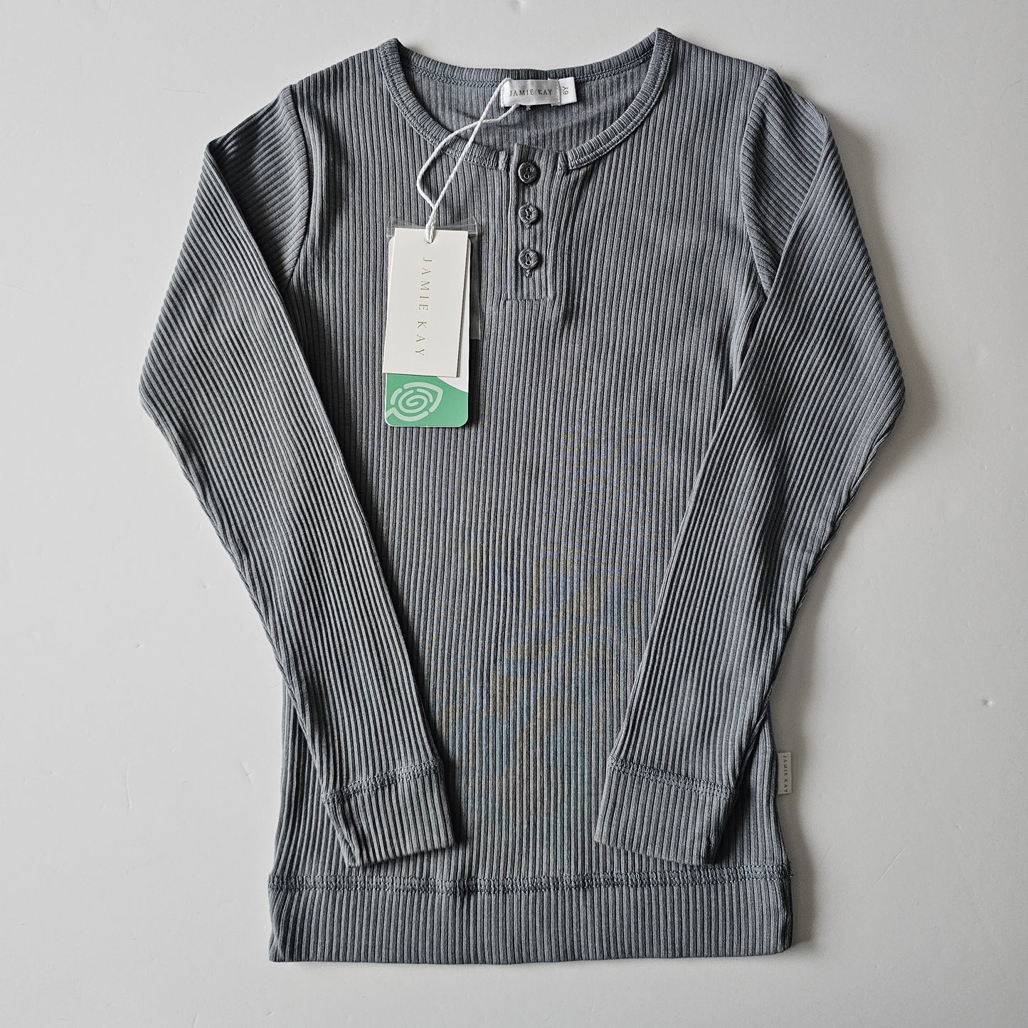Jamie Kay Pebble Ribbed Henley Top *BNWT* - Size 6
