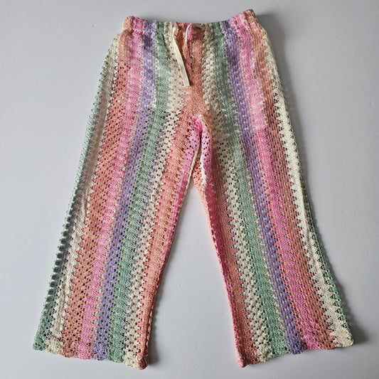 Cotton on Kids Crochet Wide Leg Pants - Size 5-6